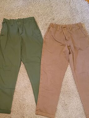 Old Navy Women's High-Waisted OGC Chino Pants (2 pairs)